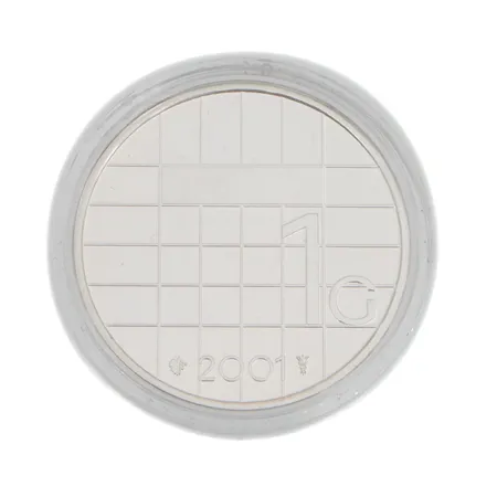 Hopearaha, Gulden 2001, 925, Paino: 7,1 g