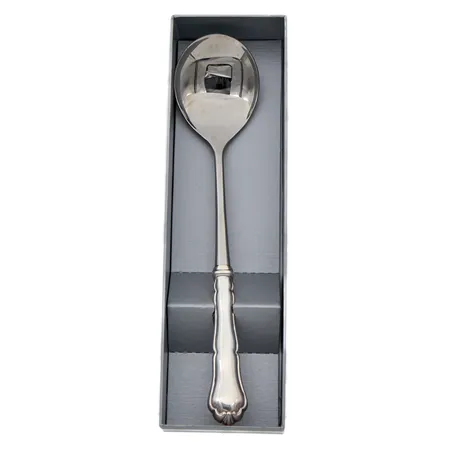 Tarjoilulusikka, Chippendale, pituus 262mm, rasia, 830br,  Paino: 115,2 g