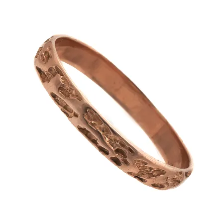 Kuvioitu sormus, koko 19½, 585, Paino: 1,8 g