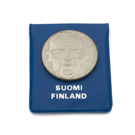 Juhlaraha, Urho Kekkonen 1975, nimellisarvo 10 mk, 500, Paino: 23,5 g