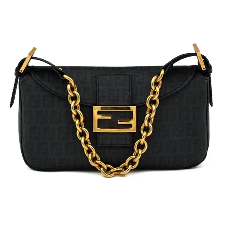 Käsilaukku, Fendi, Art. 8BR003 00YG1 F0KUR, Ref. FI/C/182271, 2011/2, mitat 27 x 15cm x 8cm, made in Italy, dustbag ja tuotekortti