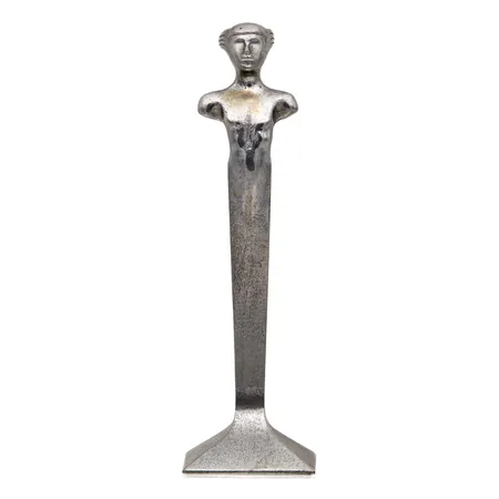 Veistos, Hermes, Norbert Rumpke, korkeus 164mm, signeerattu ja numeroitu 156/400