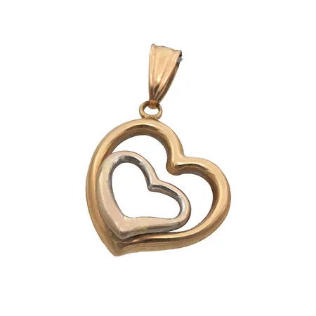 Sydänriipus, korkeus 26mm, 585, Paino: 1,1 g