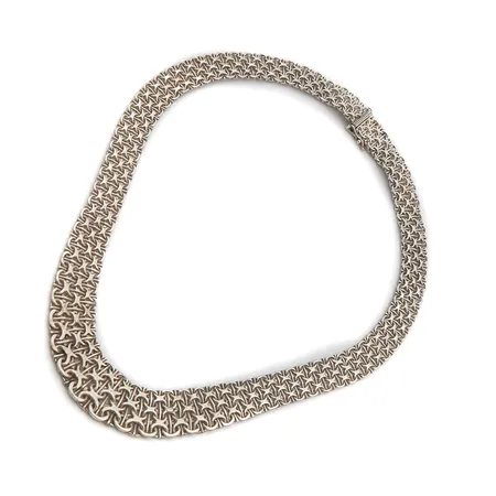 Kaulakoru, pituus 51cm, leveys 14-22mm, 925, Paino: 67,4 g