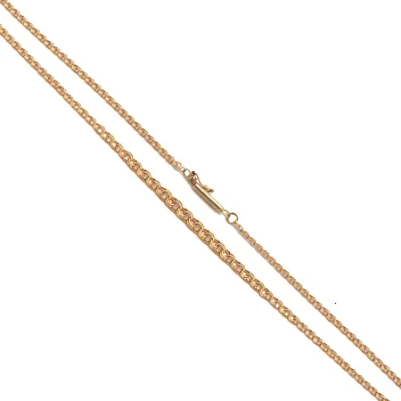 Bismarck-kaulaketju, pituus 45cm, leveys 3-5mm, 585, Paino: 6 g