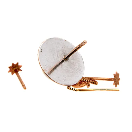 Kultakoruja, 585br,  Paino: 2,2 g