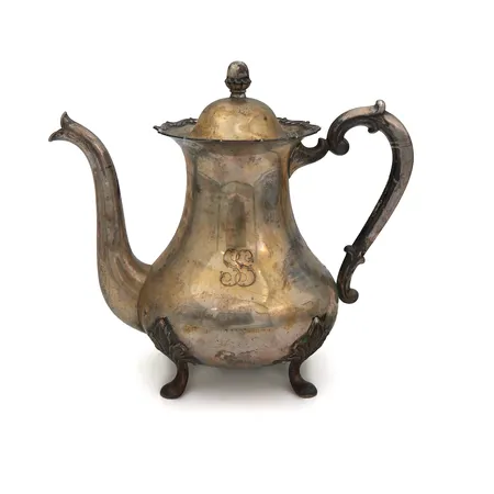 Kahvipannu, kaiverrettu, korkeus 21cm, 813, Paino: 625 g