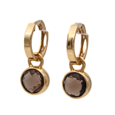 Kivikorvakorut, korkeus 22mm, renkaan Ø 22,5mm, 585br,  Paino: 4 g