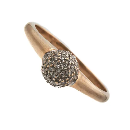 TImanttisormus 32xn.0.01ct, koko 18¾, 585, Paino: 3,3 g