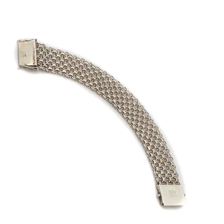 Rannekoru, pituus 195mm, leveys 24mm, 925, Paino: 42,3 g