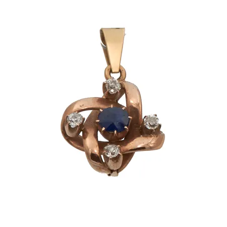 Kiviriipus timateilla 4xn.0.3ct, korkeus 23mm, 585br, Paino: 2,7 g