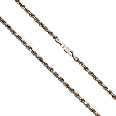 Cordell-kaulaketju, pituus 50cm, leveys 4mm, 925, Paino: 30,3 g