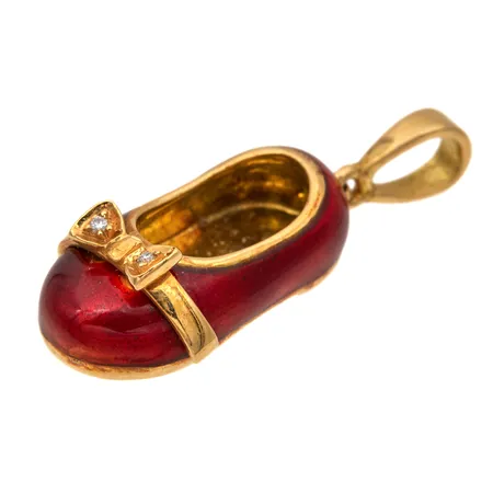 Emaloitu riipus, korkeus 28mm, 750br, Paino: 5,3 g