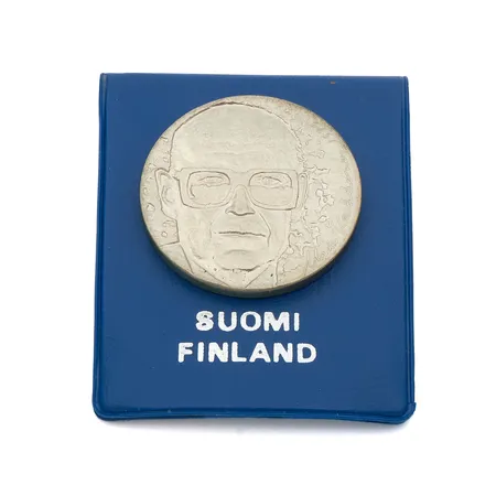 Juhlaraha, Urho Kekkonen 1975, nimellisarvo 10 mk, 500, Paino: 23,6 g