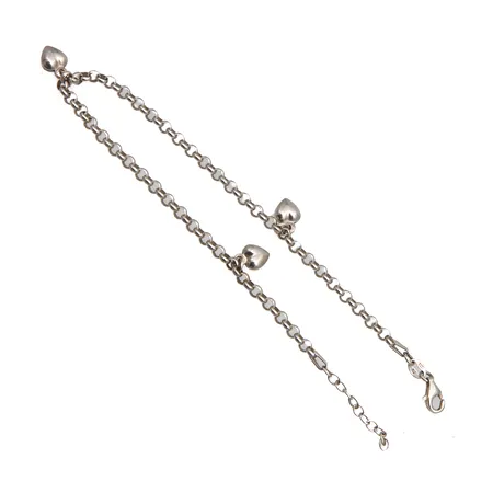 Papu-nilkkaketju, pituus 230-255mm, 925,  Paino: 6,4 g