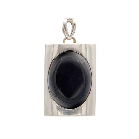 Kiviriipus, korkeus 49mm, kiven istutus löystynyt, 925br, Paino: 15,9 g