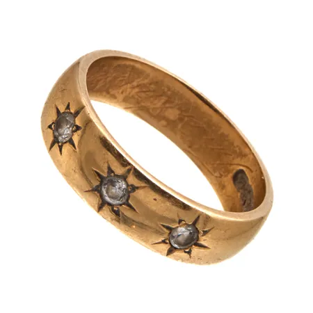 Kivisormus, koko 16½, kaiverrettu, 750br,  Paino: 4,9 g