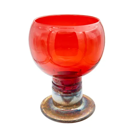 Lasipokaali Kaj Franck, N540, korkeus 22,5cm, Ø 14cm, Nuutajärvi, pieniä naarmuja. Ei lähetetä