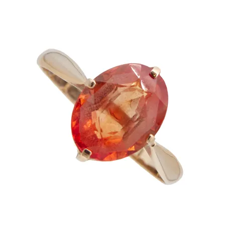 Kivisormus, koko 17½, 585br,  Paino: 2 g