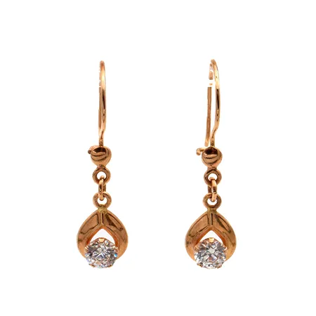 Kivikorvakorut, korkeus 25mm, 585br, Paino: 0,9 g