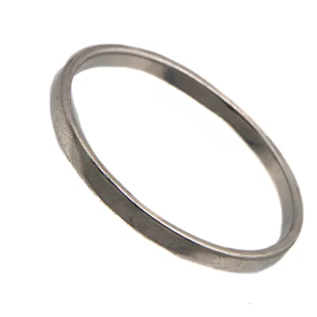 Sileä sormus, koko 19, 925,  Paino: 1 g