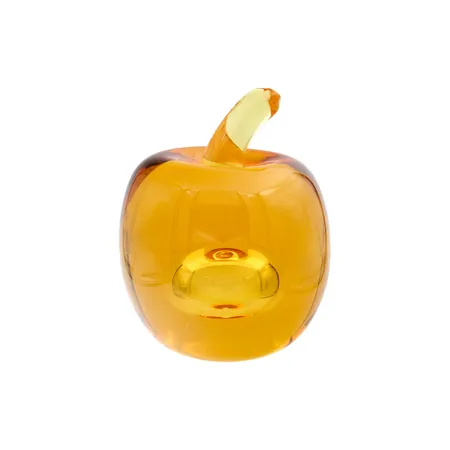 Lasiesine Kerttu Nurminen, Omena, korkeus 13cm, signeerattu, Nuutajärvi 1990, pieniä naarmuja.