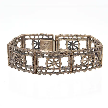 Rannekoru Turun Hopea, Pitsi, pituus 175mm, leveys 18mm, design Pentti Sarpaneva, vuodelta 1974, 830, Paino: 31,5 g