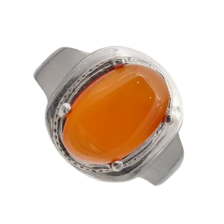 Kivisormus, koko 19, 925br,  Paino: 7,2 g