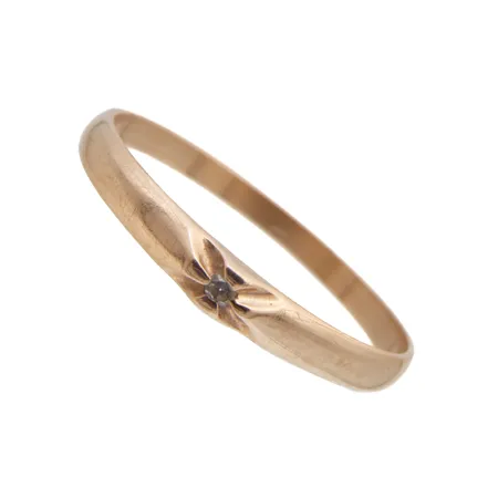 Timanttisormus, 1xn.0.005ct, koko 16, 585,  Paino: 0,8 g