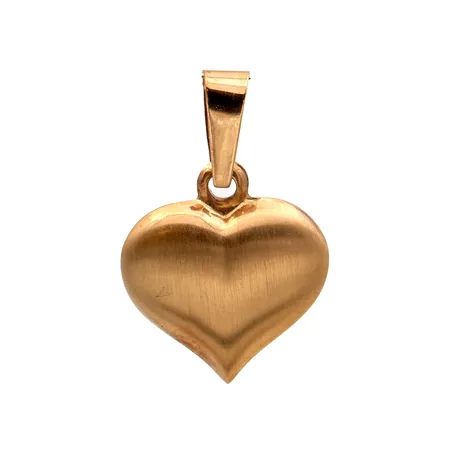 Sydän-riipus, korkeus 20mm, 585, Paino: 0,7 g