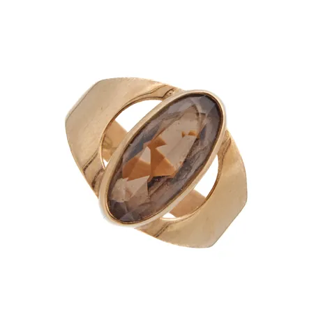 Kivisormus, koko 16½, 585br,  Paino: 2 g