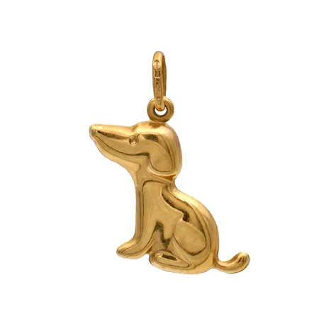 Koira-riipus Unoaerre, korkeus 32mm, Suomen tarkistusleimat, 750, Paino: 1,4 g