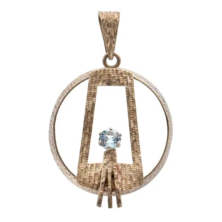 Kiviriipus, korkeus 45mm, Ø 30mm, Turku 1970, pieniä käytön jälkiä, 830br, Paino: 4,1 g