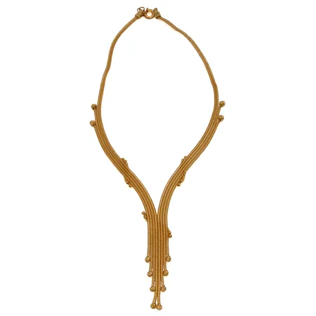 Kaulakoru, pituus 50cm, pieniä vääntymiä, 875,  Paino: 16,6 g