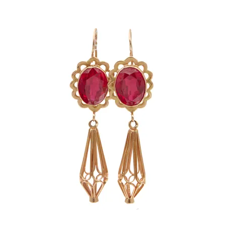 Kivikorvakorut punteilla, korkeus 70mm, 585br,  Paino: 16,5 g