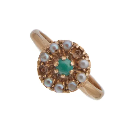 Viallinen sormus, 585br,  Paino: 3,1 g