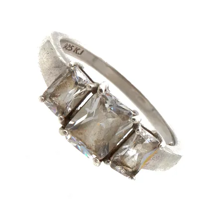 Kivisormus, koko 19, 925br,  Paino: 3,8 g