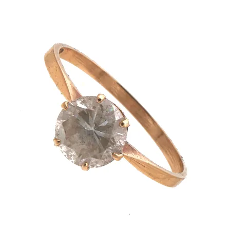 Kivisormus, koko 17½, 585br, Paino: 1,8 g