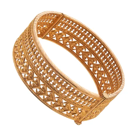 Kuvioitu rannerengas, Ø 54mm, 875, Paino: 16,3 g