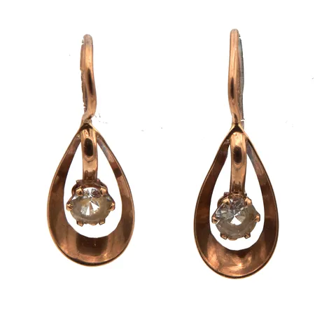 Kivikorvakorut, korkeus 23mm, 585br,  Paino: 1,5 g