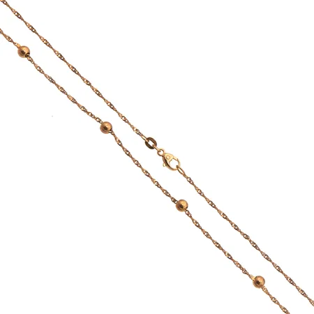 Kaulakoru, pituus 41.5cm, 585,  Paino: 2,6 g