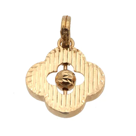 Kuvioitu riipus, korkeus 22mm, 750,  Paino: 2,2 g