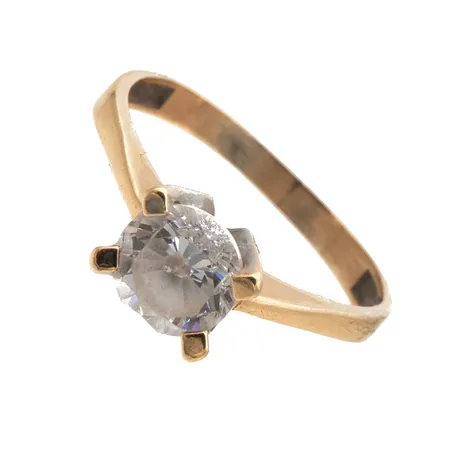 Kivisormus, koko 19½, 585br, Paino: 3,7 g