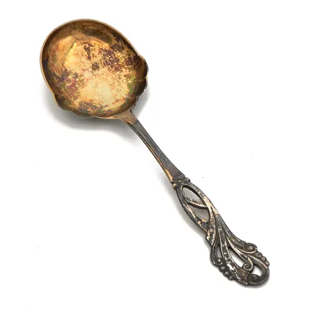 Sokerilusikka, kaiverrettu, pituus 120mm, 813h,  Paino: 15,8 g