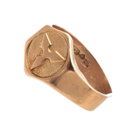 Viallinen sormus, 585,  Paino: 4 g