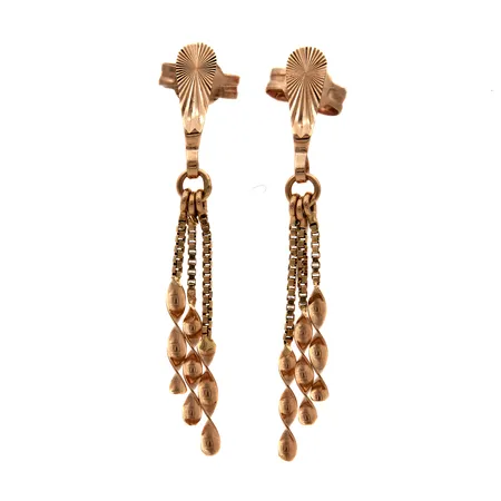 Korvakorut, korkeus 35mm, 585, Paino: 1,3 g