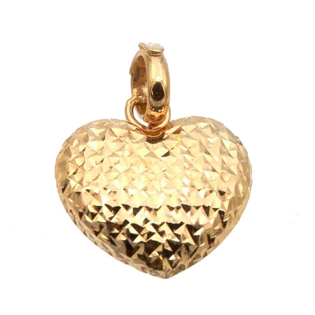 Sydän-riipus, korkeus 20mm, 750,  Paino: 1,4 g