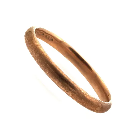 Sileä sormus, koko 21¼, 750,  Paino: 4 g