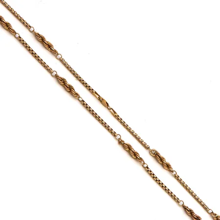 Kaulaketju, pituus 47cm, 585,  Paino: 7 g