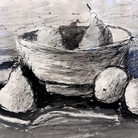 Akvarelli, signeeraus Aarre Heinonen, kehyksen mitat 38x47cm, Nouto ainoastaan myymälästä.